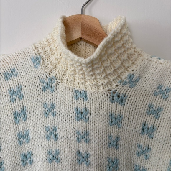 Vintage Handknit Chunky Knit Sweater - Picture 5 of 5